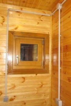 Монтаж электропроводки в деревянном доме