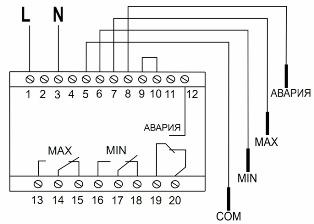 Реле контроля уровня для автоматизации насосных установок