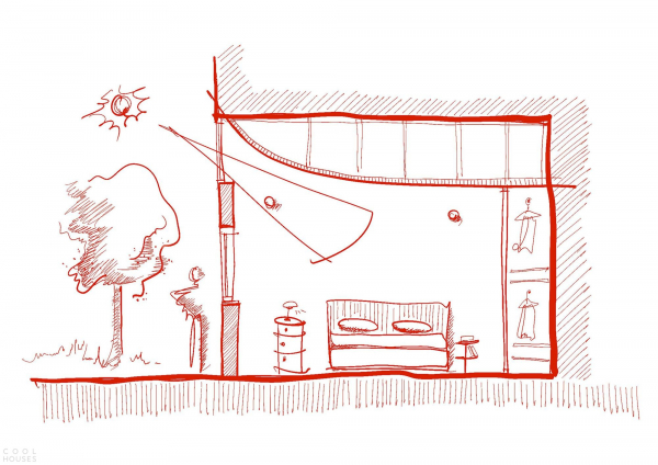 Многоуровневый лофт с индустриальной атмосферой