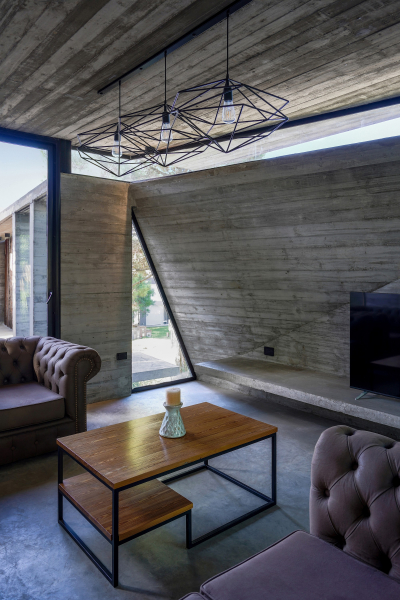 Бетонный дом в природных дюнах Бетонный дом в природных дюнах