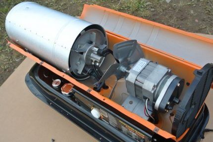 Дизельная тепловая пушка прямого и непрямого нагрева: устройство, принцип работы + обзор производителей Дизельная тепловая пушка прямого и непрямого нагрева: устройство, принцип работы + обзор производителей