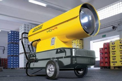 Дизельная тепловая пушка прямого и непрямого нагрева: устройство, принцип работы + обзор производителей Дизельная тепловая пушка прямого и непрямого нагрева: устройство, принцип работы + обзор производителей