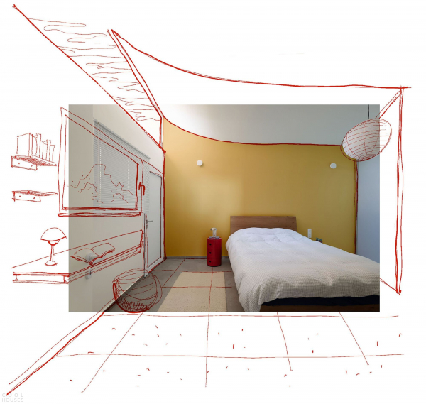 Многоуровневый лофт с индустриальной атмосферой